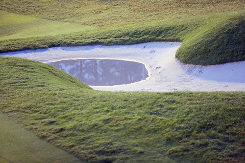 Sand Trap Drainage Solution